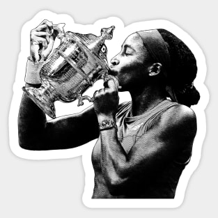 Coco Gauff Sticker